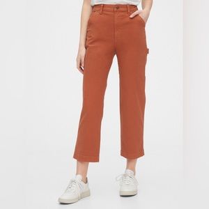 Gap burnt orange cargo carpenter pants